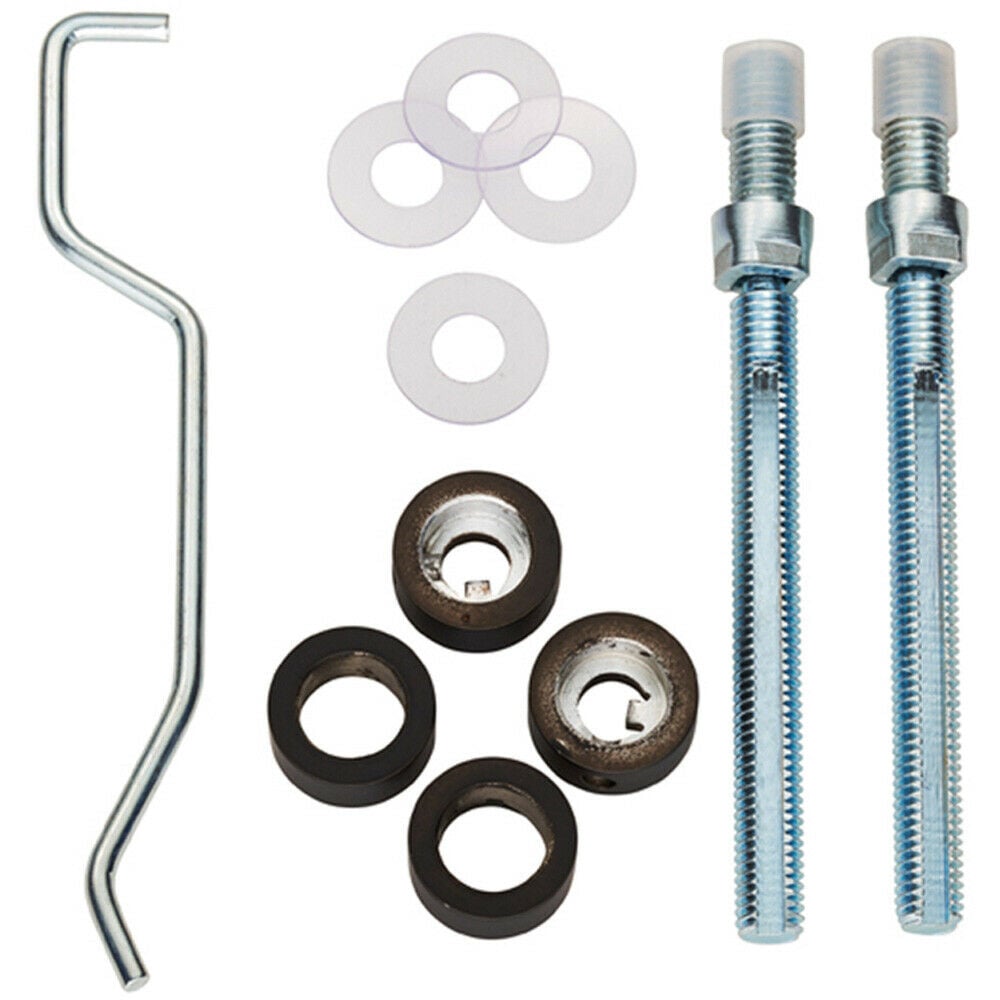 Loops Back To Back Pull Handle Fixing Pack Set 19mm Diameter Matt Black Finish