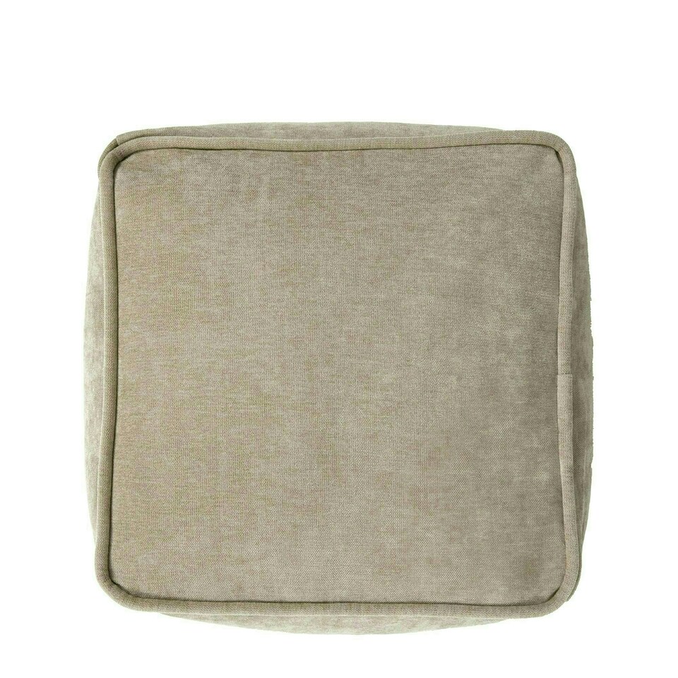 image 1 of icon Amara Chenille Bean Bag Pouffe Natural Cream