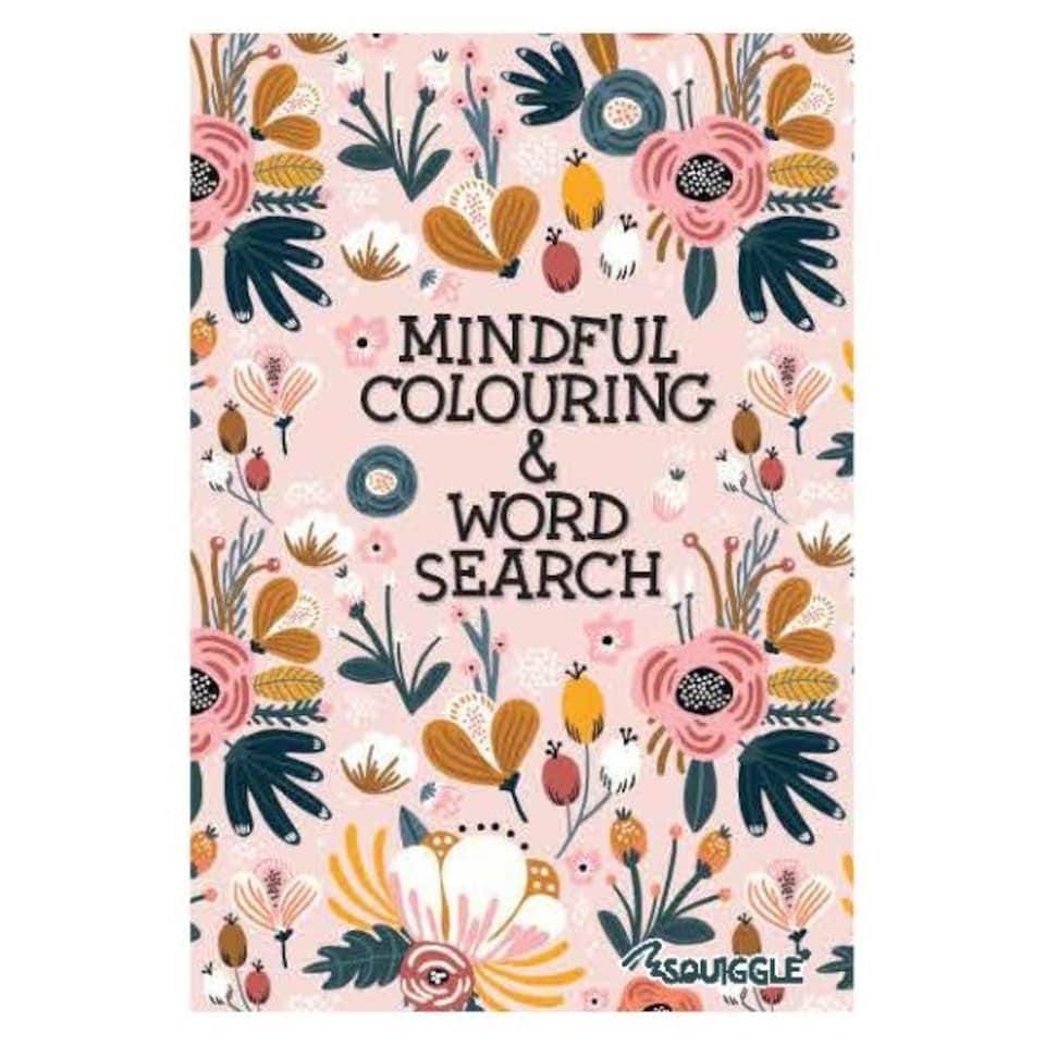 image 1 of Single A5 96 Pages Mindfulness Colouring Wordsearch Book
