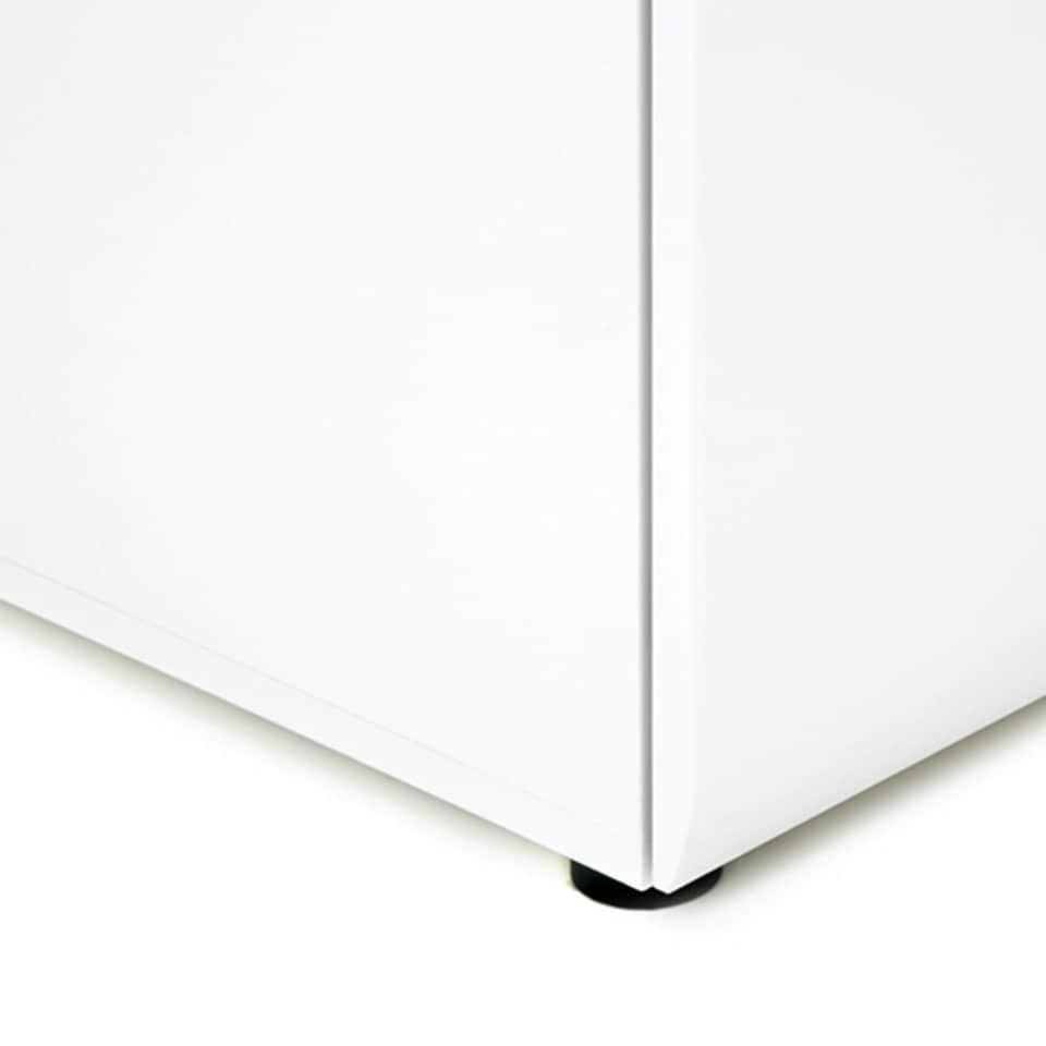 image 1 of Chelsea Bedroom 2 Drawer Bedside in White with a Truffle Oak Trim