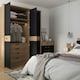image 4 of Monaco 1 Drawer Bedside with Open Shelf