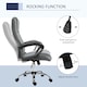 image 5 of Vinsetto Office Chair for Desk, with Height Adjustable, Wheels, Dark Grey
