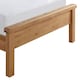 image 3 of 6ft Super King Real oak,Chunky, Curved, Solid,strong,wood bed frame.Low foot end wooden bedstead