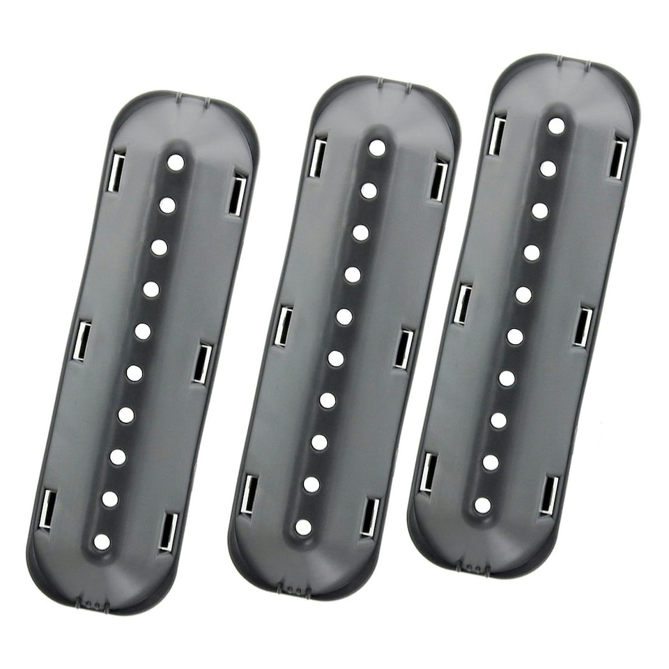 image 1 of SPARES2GO 10 Hole Drum Paddle Lifter Arm for Indesit Washing Machines (183 x 53 x 38mm, Pack of 3)
