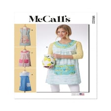 McCall's 8522 Paper Sewing Pattern – Women’s Apron, Size A (XS–S–M–L–XL), Easy