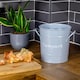 image 6 of Harbour Housewares Vintage Metal Kitchen Compost Bin - Grey | Grey | Grey | One Size