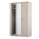 image 6 of Surrey Triple Mirror Wardrobe in Kashmir Ash & Bardolino Oak (Ready Assembled) | Cream | Kashmir Ash & Bardolino Oak
