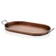 image 1 of Copper Oval Serving Tray (66 x 32 cm)