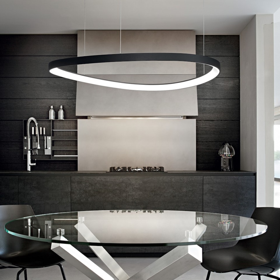 image 1 of Gemini LED Decorative Integrated Pendant Light White, 3000K