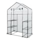 image 1 of 3-Tier 4 Shelf Mini Walk-in Growhouse Garden Greenhouse