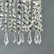 image 3 of ValueLights Acrylic Droplets Pair of Silver Ceiling Pendant Droplets Shade Silver