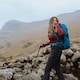 image 3 of Hiker Shock Walking Pole Adjustable AntiShock Hiking Trekking Outdoor | Black | Black | One Size | 1