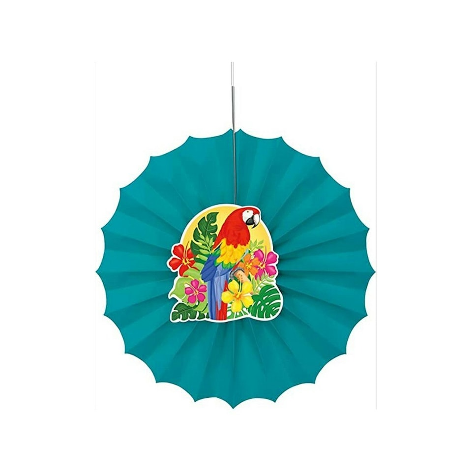Unique Party Luau Tropical Island Hanging Decoration - Multicoloured - One Size
