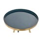 image 2 of Set of 2 tables Home ESPRIT Blue Golden 41 x 41 x 51 cm N/A