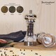 image 3 of Buckingham Clear Acrylic Classic Salt & Pepper Mill Set with Stainless Steel Band