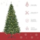 image 4 of HOMCOM 6FT Prelit Artificial Christmas Tree w/ Warm White Light Xmas Decoration
