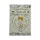 image 1 of To Sister & Brother-In-Law Heart Frame Champagne Glass Design Anniversary Card