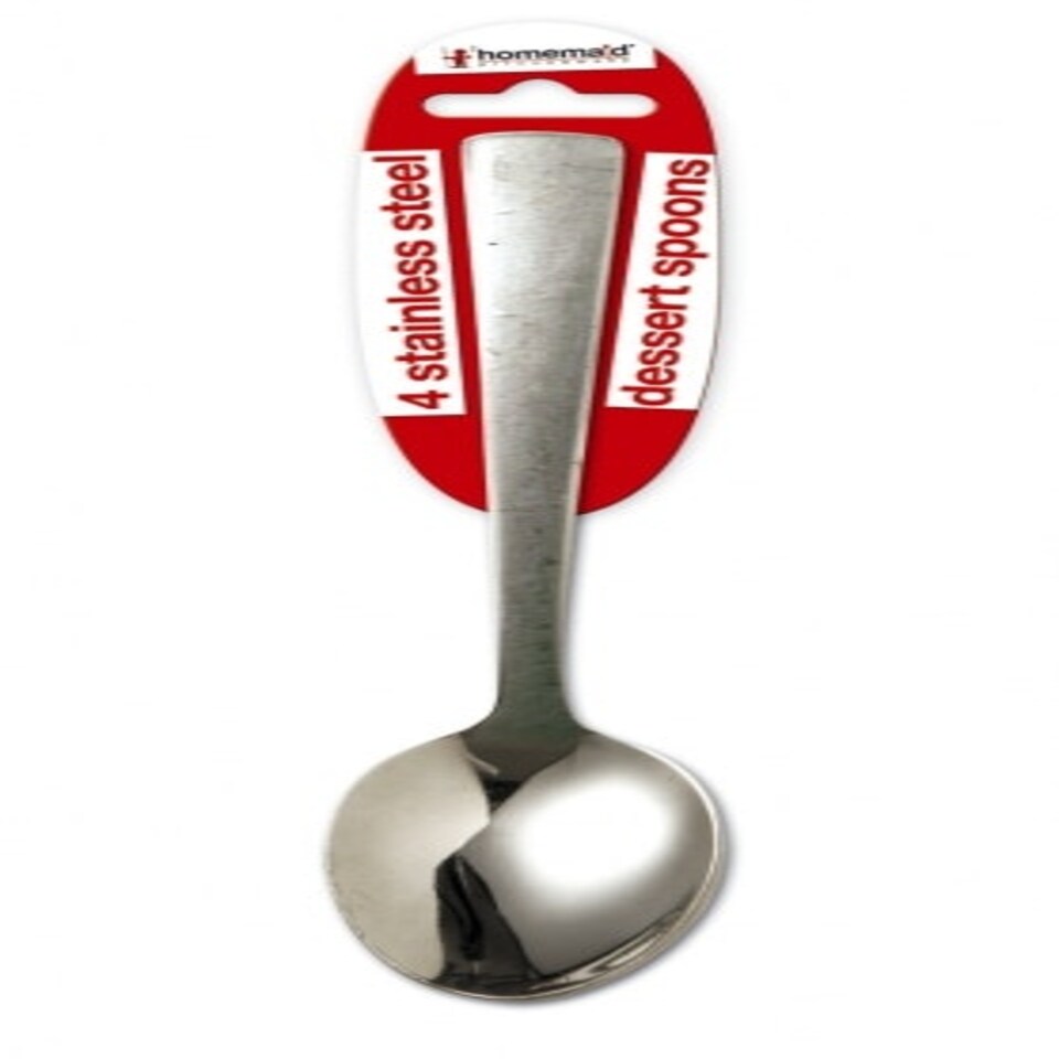 image 1 of 4 Piece Basic Stainless Steel Spoon Set