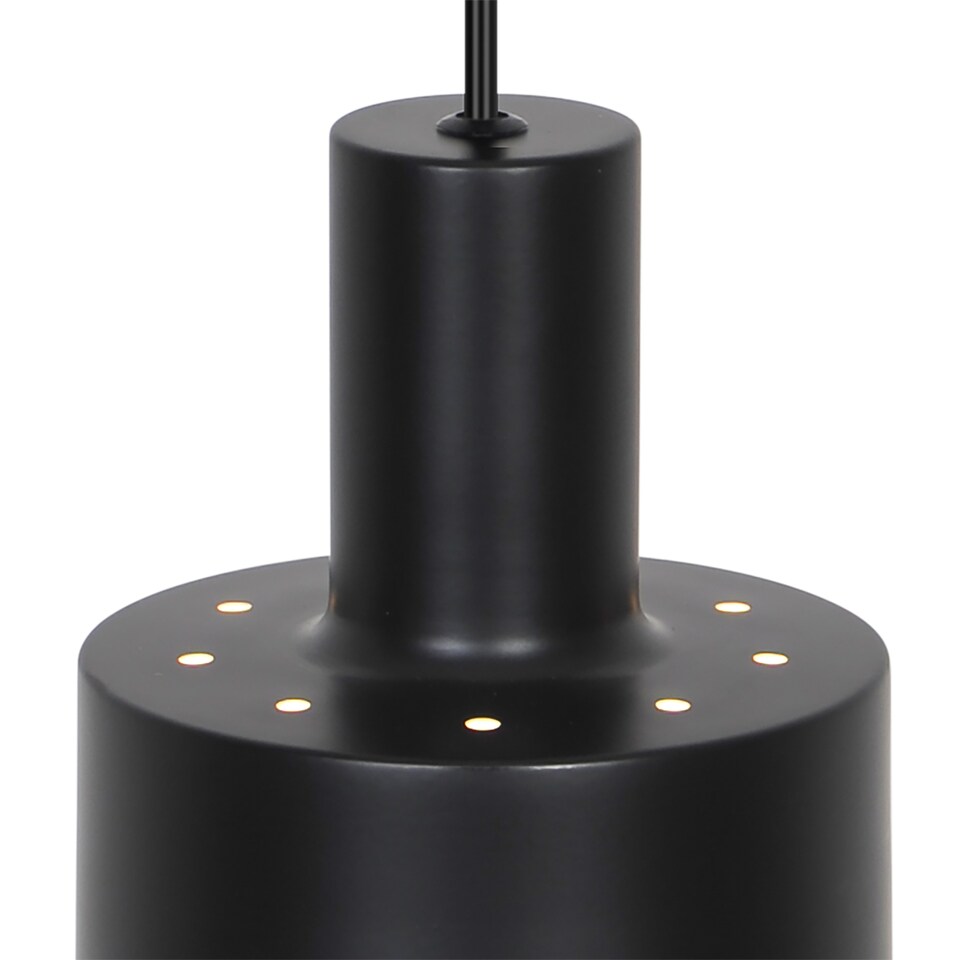 image 1 of Nordlux Matis Indoor Pendant Light Black Metal E27 On-Fixture Switch - Mains Powered, IP20