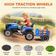image 9 of AIYAPLAY Ride on Tractor with Trailer, 12V Electric Vehicle with Remote Control, Ride on Car for Kids with Music, Shifter, Start-Up Sound for Ages 3-8 Years | Blue