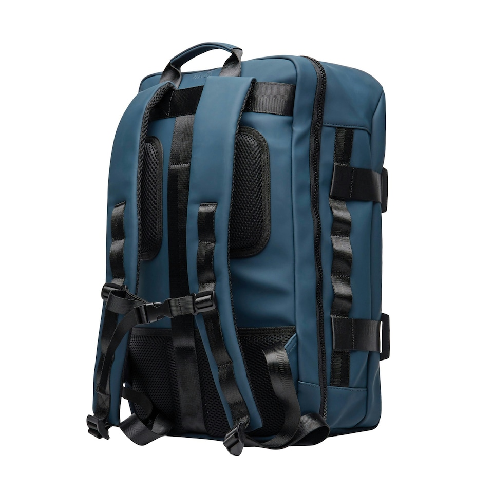 image 1 of Vinga Baltimore Explorer Recycled Backpack - Navy - One Size Blue