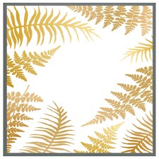 Gold fern (Picture Frame) Grey | XS