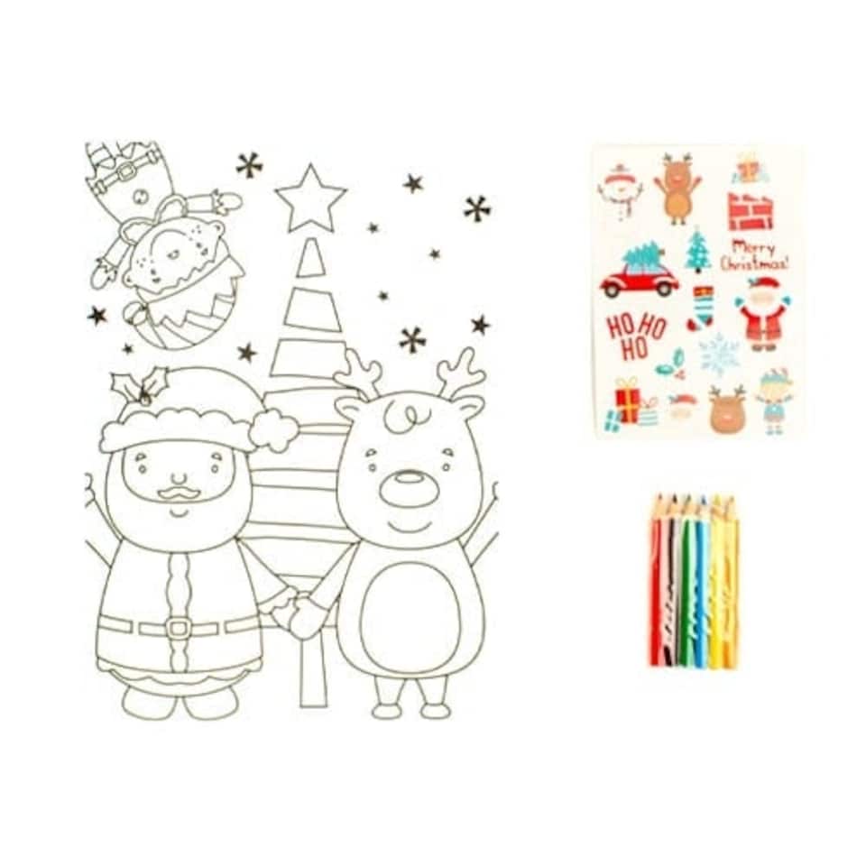 Christmas Colouring Set