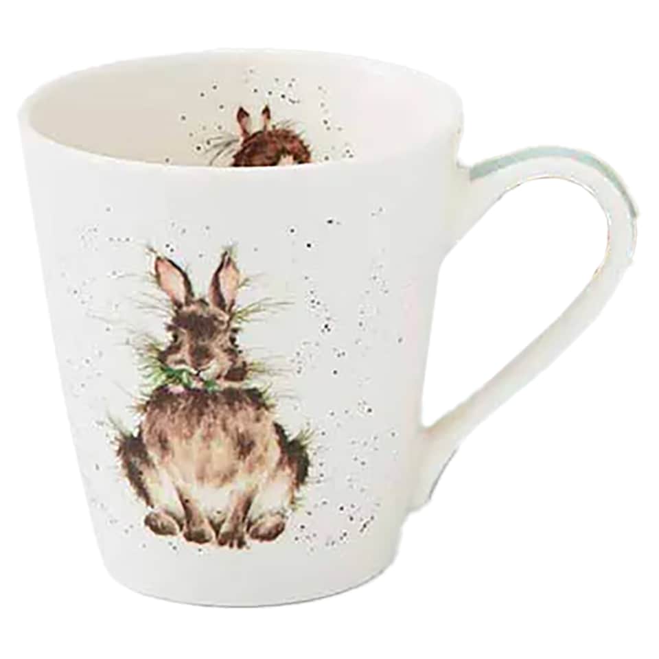 image 1 of Wrendale Designs Mug & Tray Set Owls, Rabbit & Ducks | Multi | 1