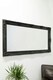 image 4 of Large Black Antique Style Salon Wall Mirror Rectangle 5Ft5 x 2Ft7 165 x 79cm | Black