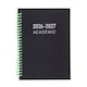 image 8 of 2026 - 2027 Academic Diary A5 Week to View - Plastic Spiral Bound Mid Year Planner Aug 2026 to Jul 2027 - Hardback | Black | Black