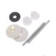 image 4 of Marco Paul Stainless Steel Toilet Seat Fittings Silver