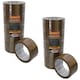 image 1 of Brown Parcel Packaging Tape 48mm x 68 Metres per Roll Sealing Heavy Duty 12 Rolls