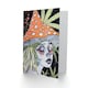image 2 of Mushroom Cap Hat Forest Pixie Fairy Woman Her Birthday Card