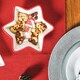 image 6 of Nicola Spring Father Christmas Star Serving Plates - 18cm - White | White | White
