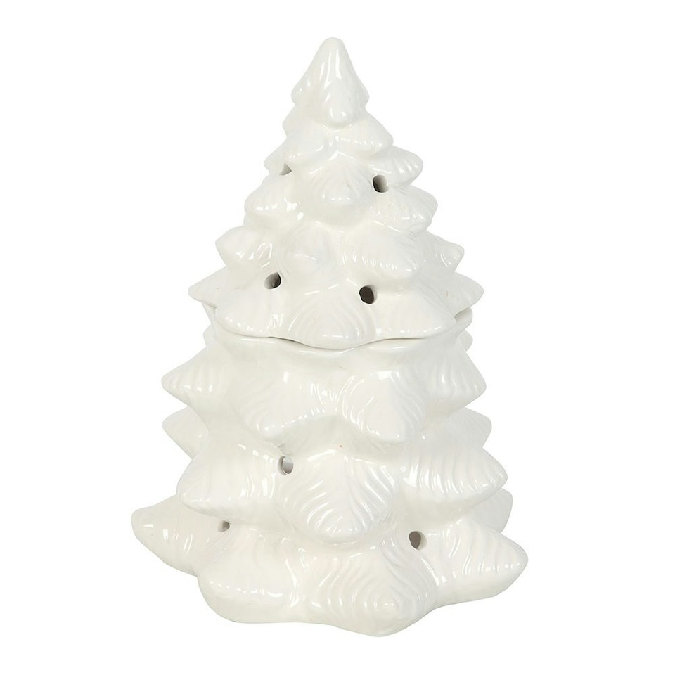 image 1 of White Fir Tree Oil Burner and Wax Warmer