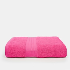OHS Luxury 100% Cotton 500GSM Bathroom Bath Sheet Towel Pink | Bright Pink | Bath sheet