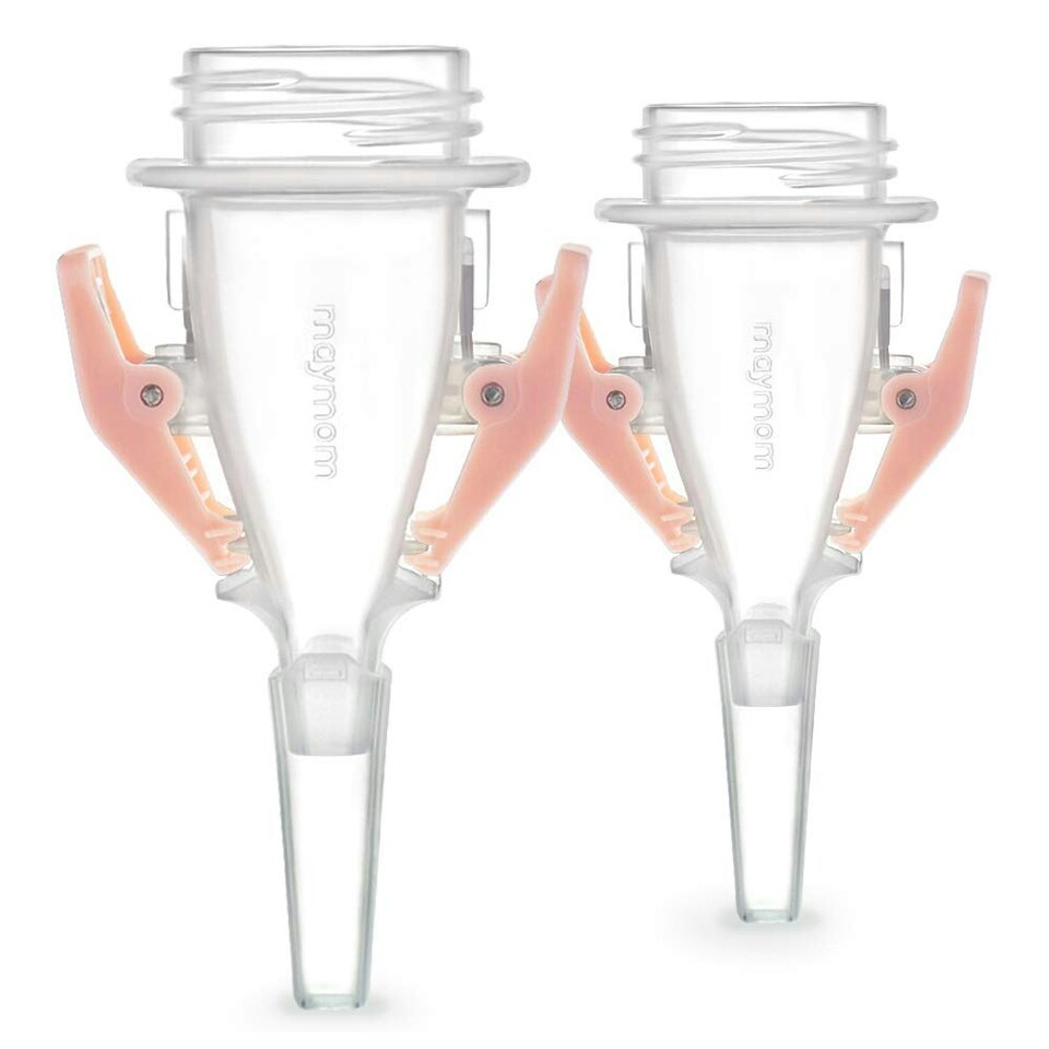 image 1 of Narrow Neck (Standard) Breastmilk Storage Bag Adapters (Pack of 2)