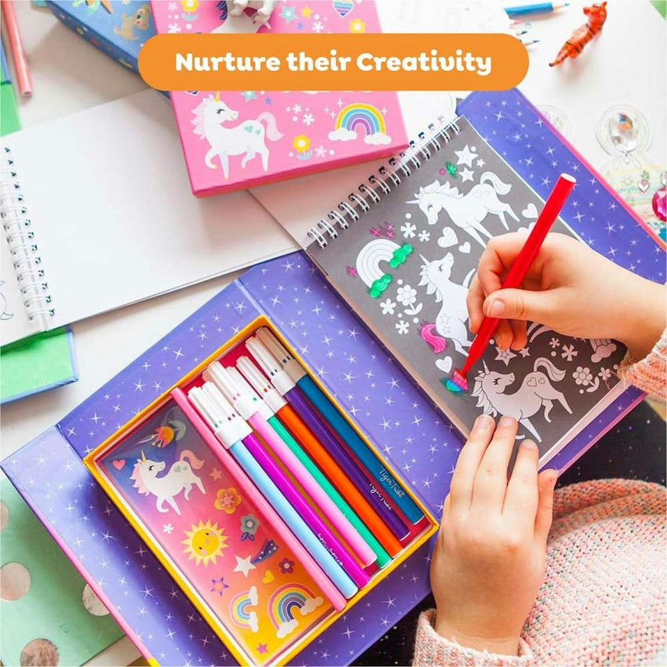 image 1 of Colouring Set - Unicorn Magic