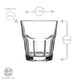 image 3 of LAV Aras Water Glasses - 200ml - Clear - Pack of 6 | Clear | Clear