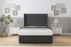 image 1 of Sloomy Marlborough Graphite Dumfries Ottoman Bed Base With 54" Wingback Headboard 3' Single | Grey | Graphite | Single | 1