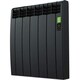image 1 of 835mm (W) x 585mm (H) - Graphite Wi-Fi Electric Oil Filled Radiator (Barcelona) - 990 Watts - Depth 97mm - Heats Up To 9m²