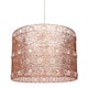image 2 of Polished Copper Acrylic Gem Moroccan Style Chandelier Pendant Light Shade | Copper