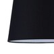 image 3 of Set of 2 Light Oak Table Lamp or Bedside Lights with Black Shades Brown | Black