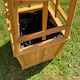 image 3 of Square Wooden Garden Obelisk Planter