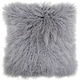 image 4 of SNUGRUGS Mongolian Sheepskin Cushion - Large Square - 60cm x 60cm White | 60cmx60cm