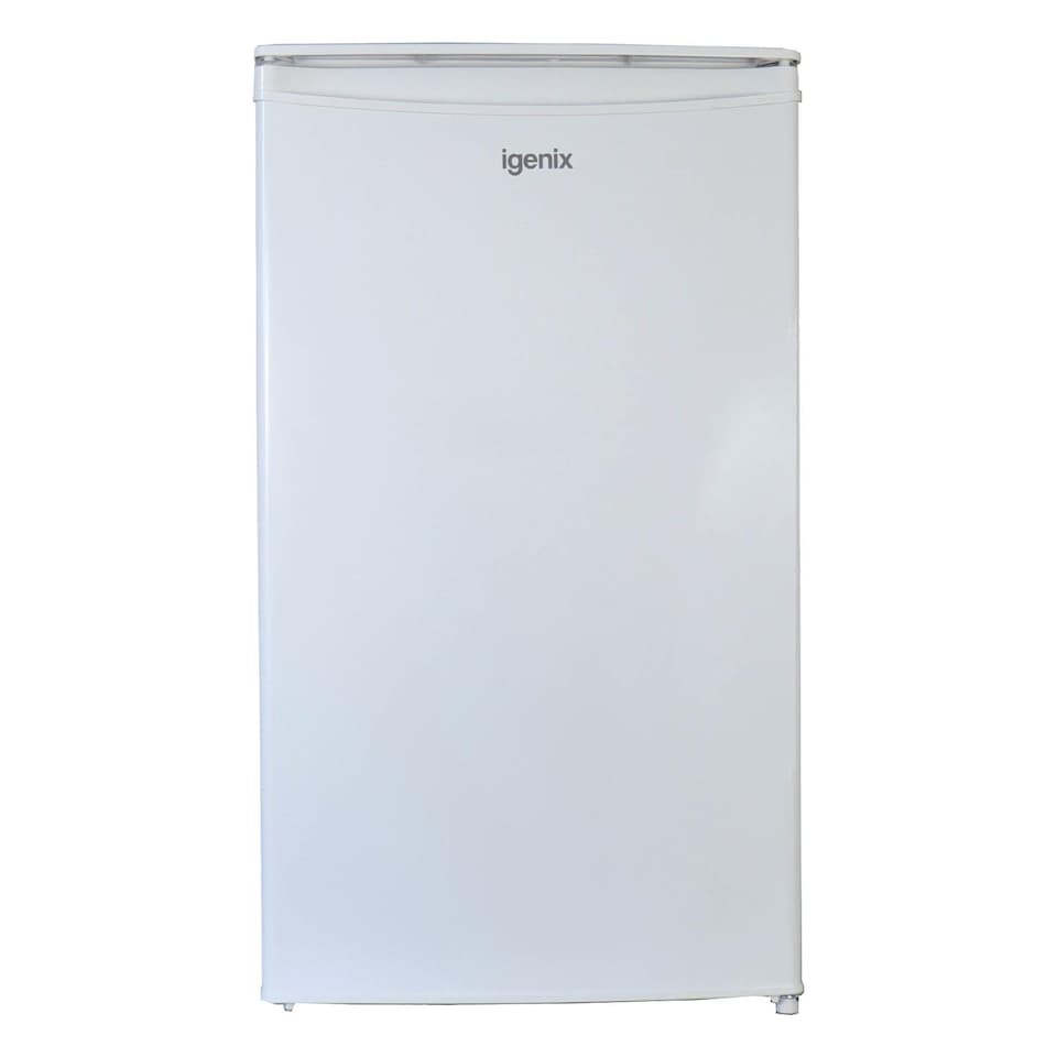 image 1 of Igenix IG3920 Freestanding Under Counter Fridge and Chill Compartment, 2 Glass Shelves and Salad Drawer, One Bottle Shelf and Egg Rack, 48 cm Wide, White