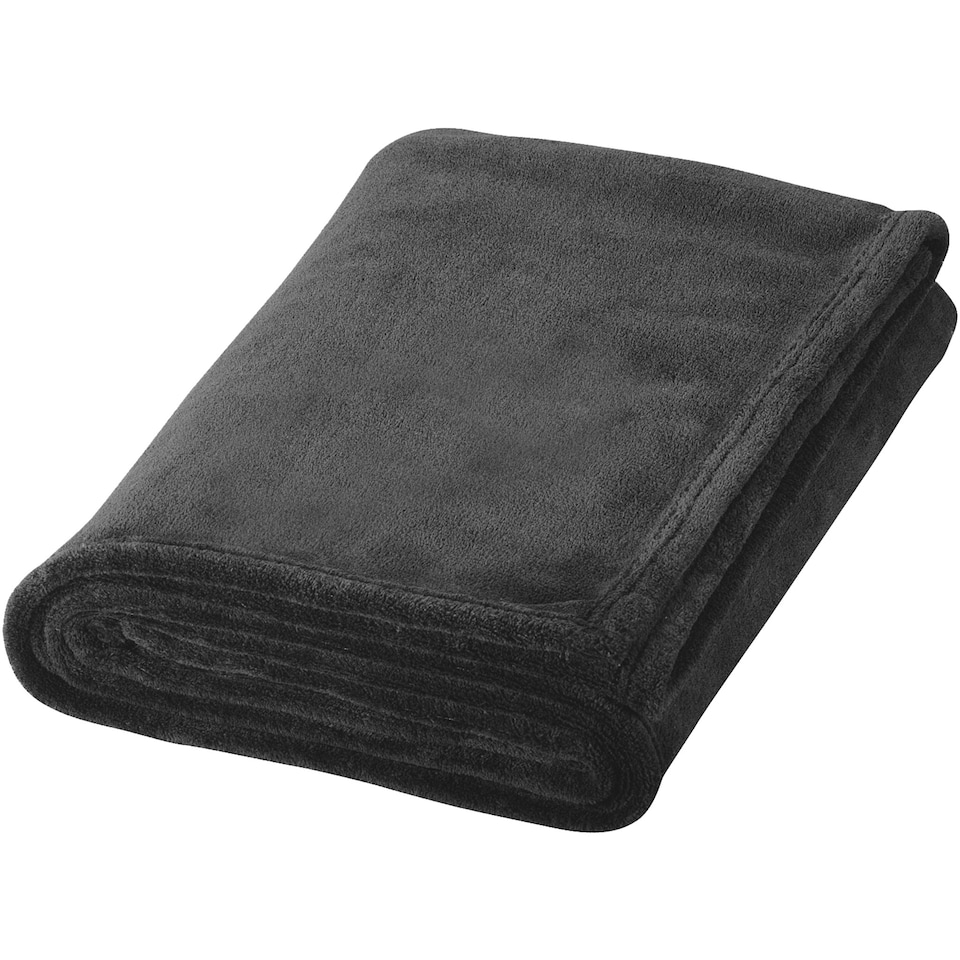 image 1 of Seasons Bay Blanket - Solid Black - 126 x 163 cm