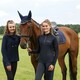 image 2 of Hy Synergy Horse Fly Veil - Navy/Silver - Pony