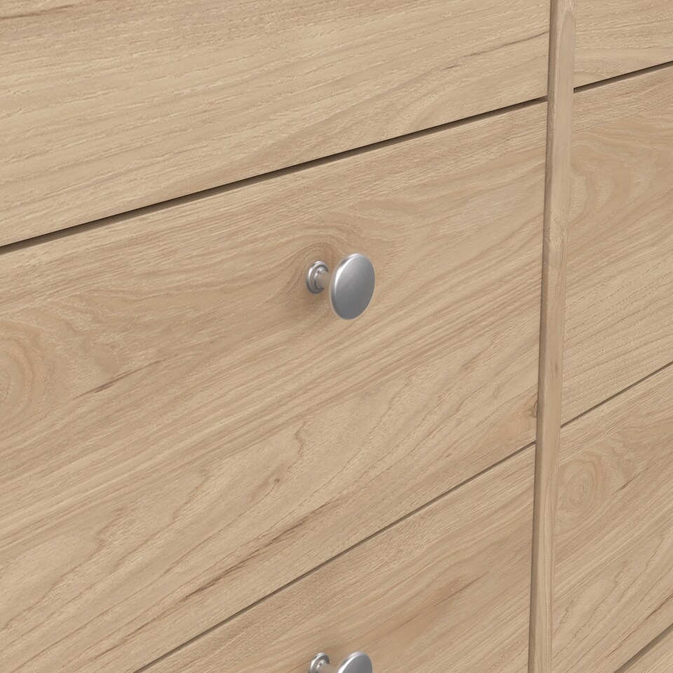 image 1 of Madrid Double Dresser 4+4 Drawers in Jackson Hickory Oak