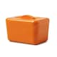 image 1 of Zeal Melamine Insulated Butter Dish with Lid Orange | Neon Orange